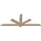 Ekena Millwork Kennewick Smooth Timber Gable Bracket, Douglas Fir, 60"W x 22"H x 1 1/2"D x 3 1/2"F, 9/12 Pitch GBW060X22X0204KEN00SDF - alternate 1